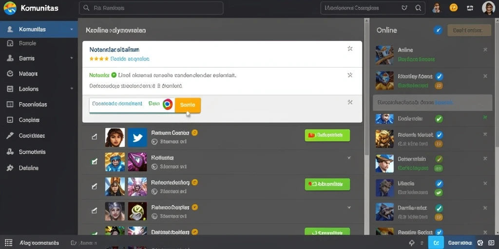 marima77 - Screenshot menampilkan pilihan permainan yang beragam dan menarik.